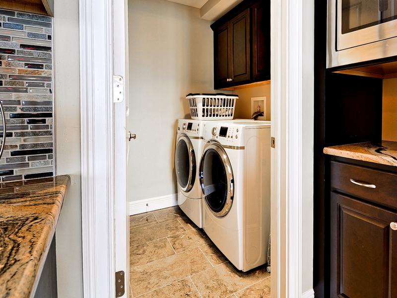 In unit washer and dryer